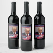 Donald Trump 2024 Weinetikett (Flaschen)