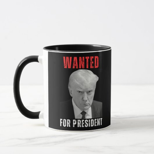 Donald Trump 2024 Wollte für Präsident Tasse (Links)