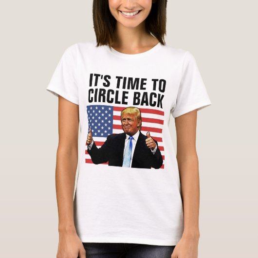 DONALD TRUMP 2024 - ZEIT, UM T - SHIRT ZURÜCKZUZIE (Vorderseite)