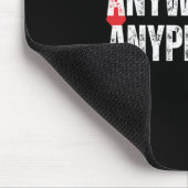 Donald Trump 2024 Zitat überall Mousepad (Ecke)