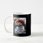 Donald Trump 2025 Cats Live Problem Kaffeetasse (Links)