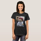 Donald Trump 2025 Cats Live Problem T-Shirt (Vorne ganz)