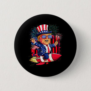 Donald Trump 2025 Glückwunsch 4. Juli Trump Amerik Button