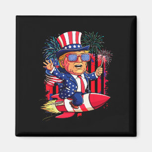 Donald Trump 2025 Glückwunsch 4. Juli Trump Amerik Magnet