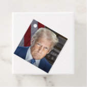 Donald Trump 2025 US-Präsident Portrait Geschenkanhänger (Beispiel)