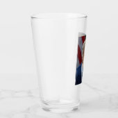 Donald Trump 2025 US-Präsident Portrait Glas (Rechts)