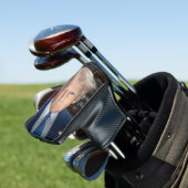 Donald Trump 2025 US-Präsident Portrait Golf Headcover (In Situ)