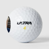 Donald Trump 2025 US-Präsident Portrait Golfball (Logo)