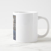 Donald Trump 2025 US-Präsident Portrait Jumbo-Tasse (Rechts)