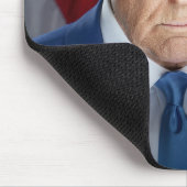 Donald Trump 2025 US-Präsident Portrait Mousepad (Ecke)