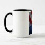Donald Trump 2025 US-Präsident Portrait Tasse (Links)