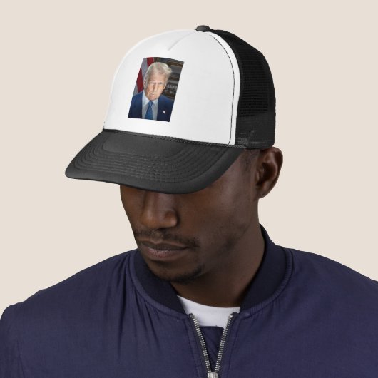 Donald Trump 2025 US-Präsident Portrait Truckerkappe (Beispiel)