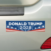 Donald Trump 2028 Autoaufkleber (Auf Auto)