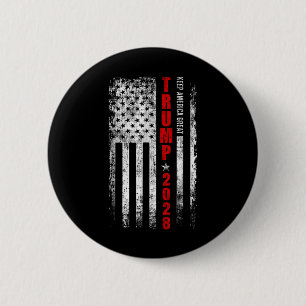 Donald Trump 2028 Behielt Amerika große Wahlen USA Button