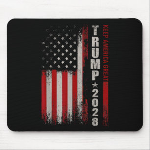 Donald Trump 2028 Behielt Amerika große Wahlen USA Mousepad