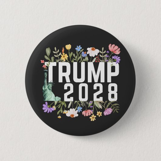 Donald Trump 2028 Button (Vorderseite)