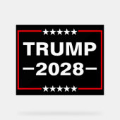 Donald Trump 2028 Präsident Acrylschild (Vorderseite)