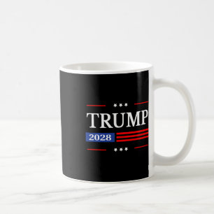 Donald Trump 2028 Präsident American Flag Pro Trum Kaffeetasse