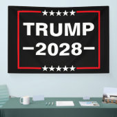 Donald Trump 2028 Präsident Banner (Messe)