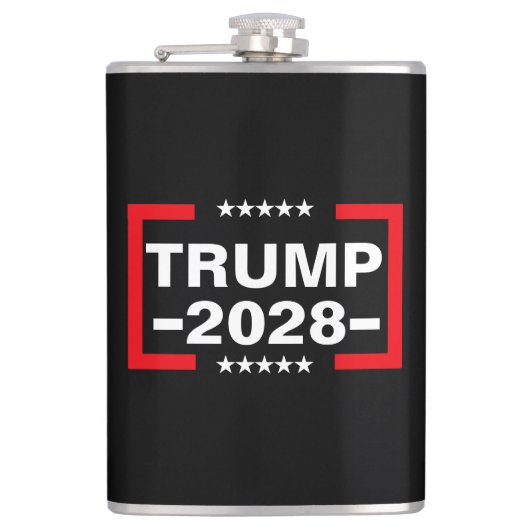 Donald Trump 2028 Präsident Flachmann (Vorderseite)