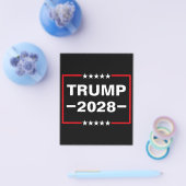 Donald Trump 2028 Präsident Flyer (Einzeln)