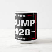 Donald Trump 2028 Präsident Kaffeetasse (Mittel)
