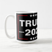 Donald Trump 2028 Präsident Kaffeetasse (Links)