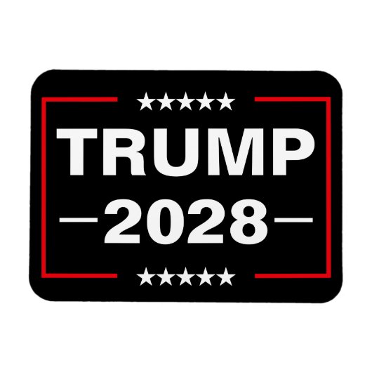 Donald Trump 2028 Präsident Magnet (Horizontal)