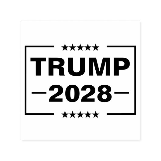 Donald Trump 2028 Präsident Permastempel (Design)