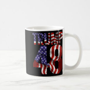 Donald Trump 2028 Trump 45 47 48. Kaffeetasse