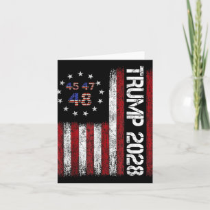 Donald Trump 2028 Trump 45 47 48. Präsident Ameri Karte