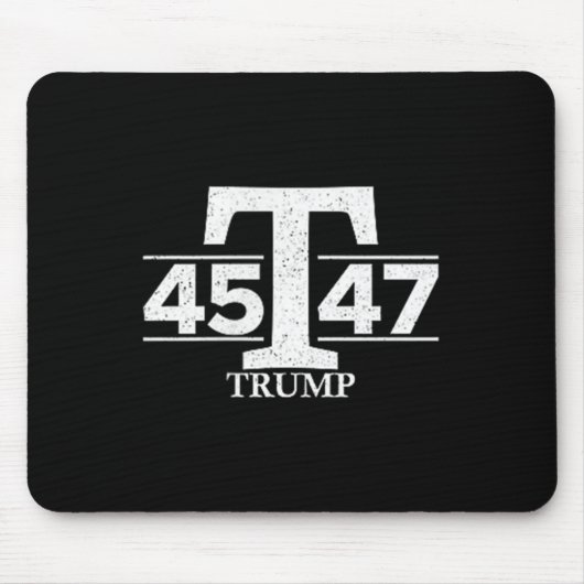 Donald Trump 45 47 45. 47. Präsident Mousepad (Vorne)
