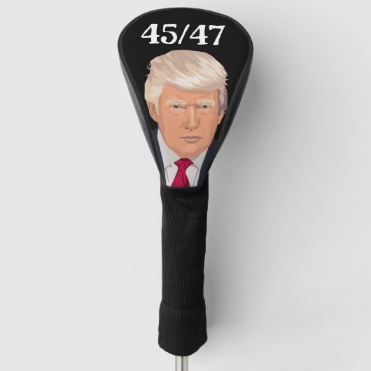 DONALD TRUMP 45/47 Golf Head Cover Golf Headcover (Vorderseite)