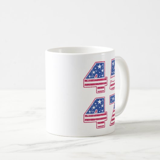 Donald Trump 45-47 Kaffeetasse (VorderseiteRechts)