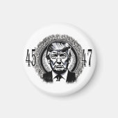 Donald Trump 45/47 Magnet (Vorne)