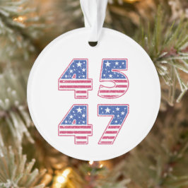 Donald Trump 45-47 Ornament