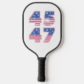 Donald Trump 45-47 Pickleball Schläger (Rückseite)