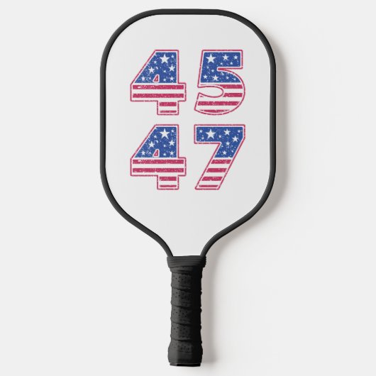 Donald Trump 45-47 Pickleball Schläger (Rückseite)