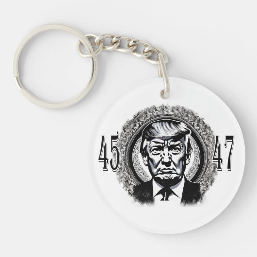 Donald Trump 45/47 Schlüsselanhänger (Vorderseite)