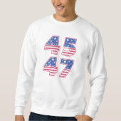 Donald Trump 45-47 Sweatshirt (Vorderseite)
