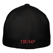 Donald Trump 45 bestickt Baseball Cap Bestickte Baseballkappe (Rückseite)
