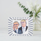 Donald Trump-45. Präsident der USA. Postkarte (Stehend Vorderseite)