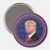 Donald Trump 45 Präsident Magnet (Vorderseite/Rückseite)