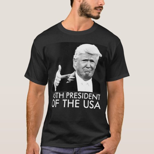DONALD TRUMP 45. Präsident T - Shirt (Vorderseite)
