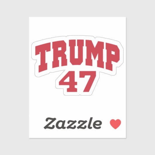 Donald Trump 47 Aufkleber (Blatt)
