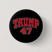 Donald Trump 47 Button (Vorderseite)