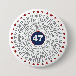 Donald Trump '47' Button