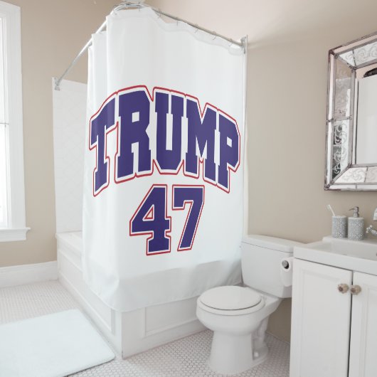 Donald Trump 47 Duschvorhang (Beispiel)