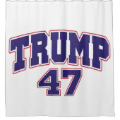 Donald Trump 47 Duschvorhang (Vorderseite)