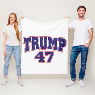 Donald Trump 47 Fleecedecke